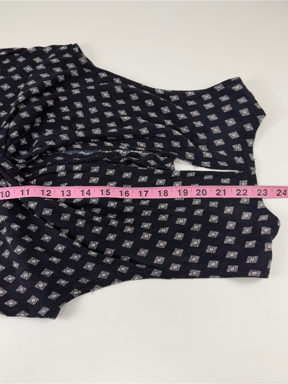 Free People Shirt Womens XS Blue Ombre Sleeveless Button Up Twist Back - Picture 11 of 11
